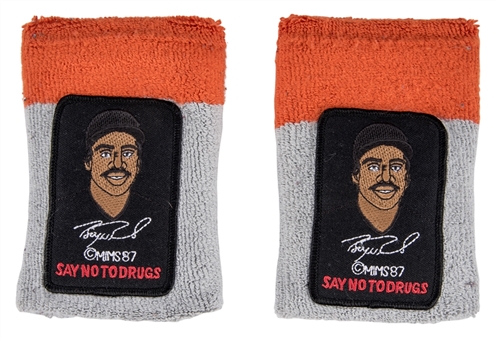 1989 Barry Bonds Game Used Wristbands 